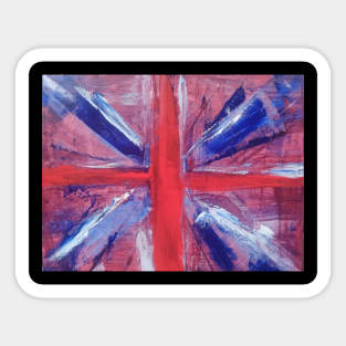 Broken flag Sticker